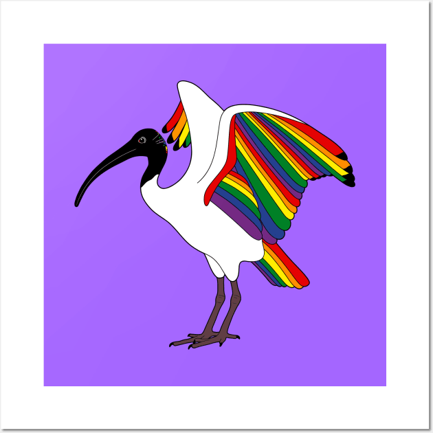 Pride Bin Chicken Wall Art by BinChickenBaby